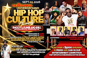 8th Annual Underground Hip Hop Culture Hood Idol   Awards | Smooth Lounge & Grill