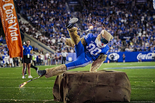 Cosmo's Game-Day Stunt Experience (Utah Tech) | LaVell Edwards Stadium (LES)