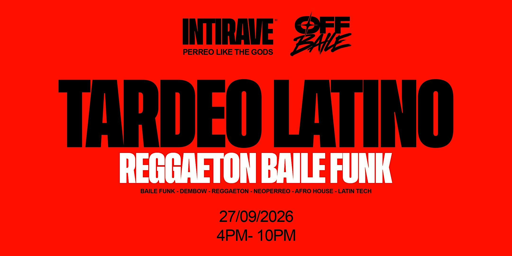 BAMBALAN Rooftop Party (27th Sep) TARDEO LATINO: Baile Funk & Reggaeton | Bambalan