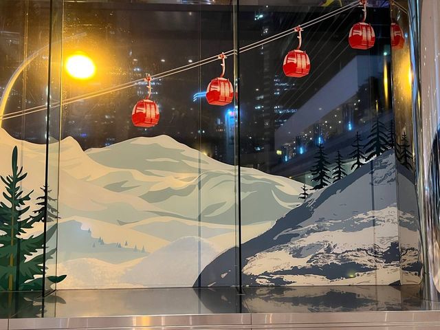 雪山之巔度假村 雪山纜車站@太古廣場