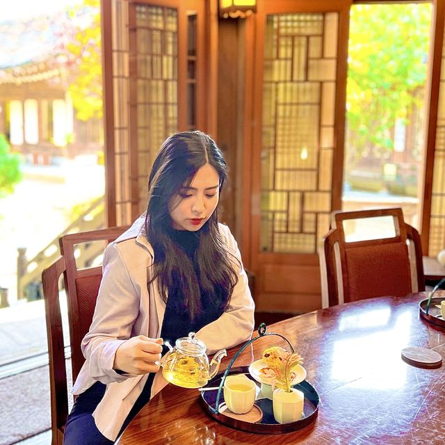 충무로역 단풍뷰 한옥카페 🍁🍂