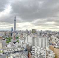 浅草ビューホテル・お部屋からの朝の眺め
