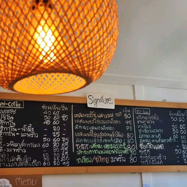 White House Cafe in the garden