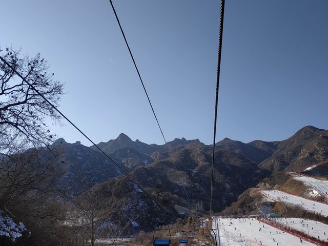 Catching a Ski at Huaibei Ski resort