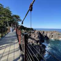 【静岡】スリル満点の「城ヶ崎海岸」の吊橋