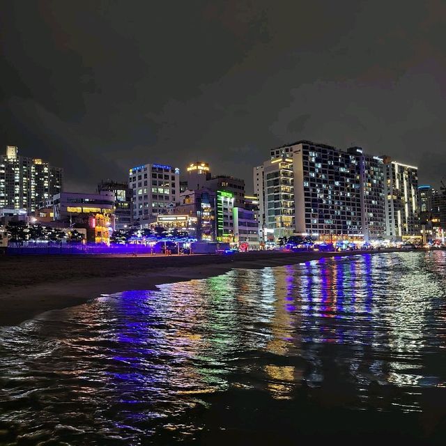 부산 광안리 해수욕장, 밤 산책하기 좋은 곳