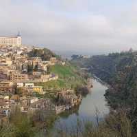 Toledo old Town with Tajo River - Spain