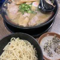 Ramen with free sesame seeds, eggs and mayo