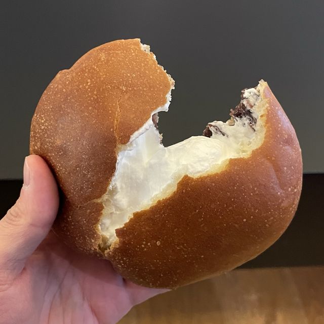 진한 전통 팥으로 만든 제주 한담팥빵👨‍🍳