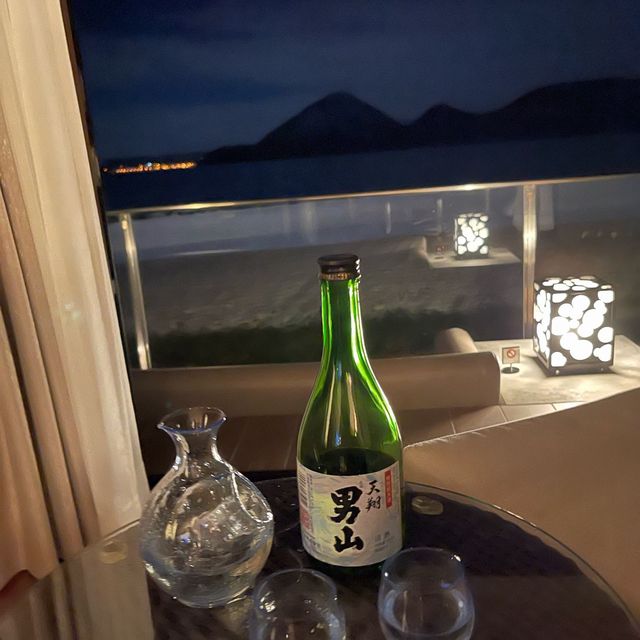 洞爺湖-湖之栖溫泉酒店 湖邊湯屋房
