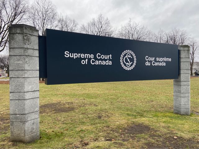 The Supreme Court of Canada in Ottawa