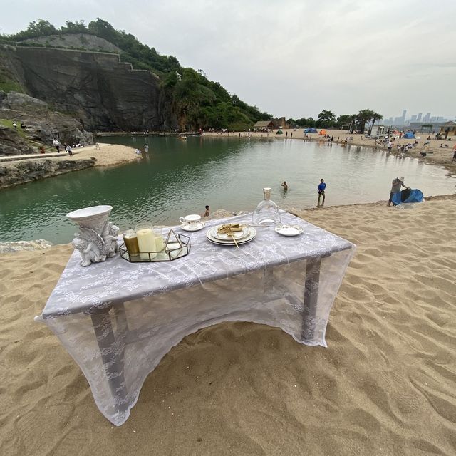 DID YOU KNOW HANGZHOU HAS THIS BEACH🏝 ⁉️