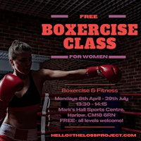 Free Women's Boxercise Harlow | Mark Hall Sports Centre