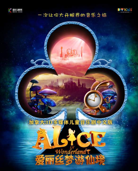 加拿大3D多媒體兒童劇《愛麗絲夢遊仙境》（中文版）｜兒童親子 | 安徽大劇院