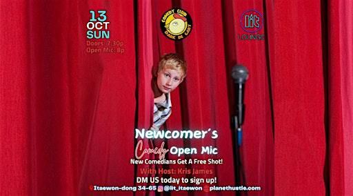 Newcomer's Comedy Open Mic | Lit Lounge Itaewon 릿라운지 이태원