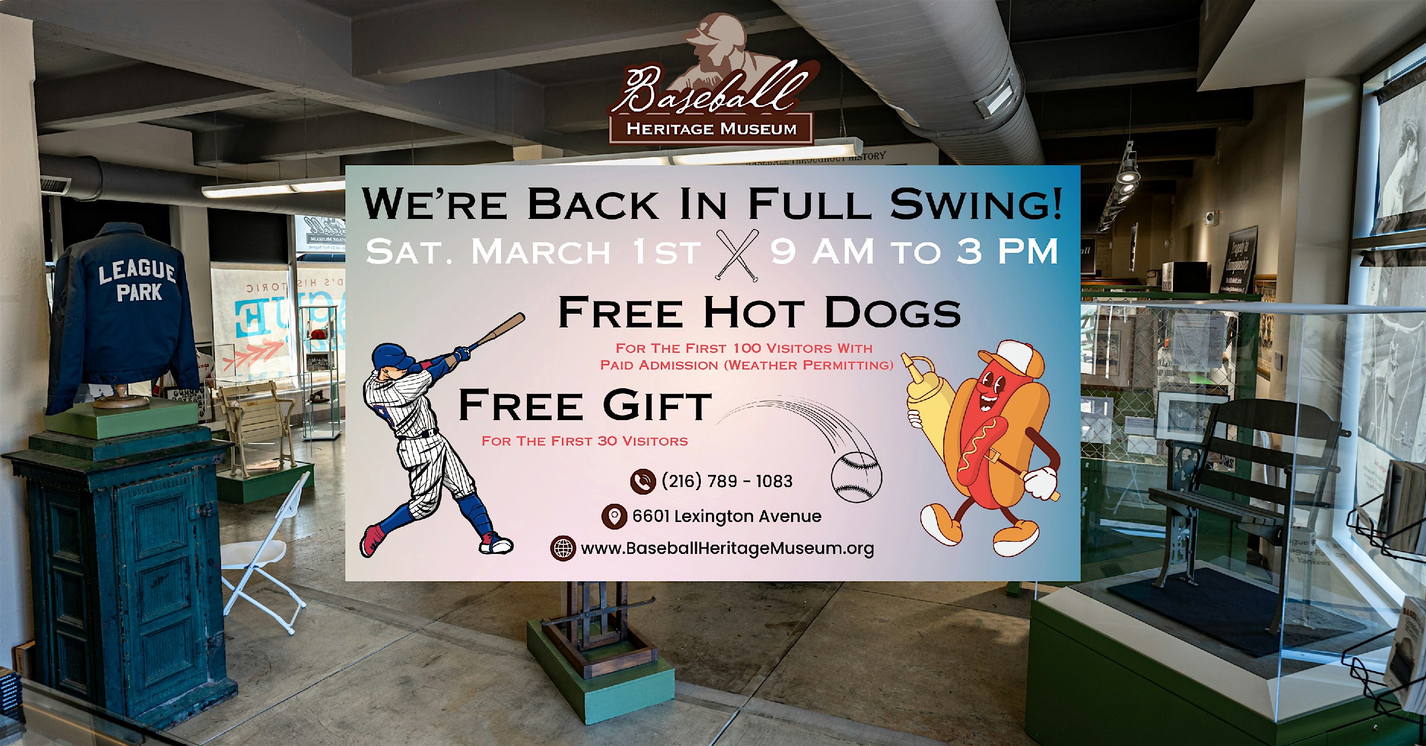 We're Back In Full Swing at the Baseball Heritage Museum! | Baseball Heritage Museum, Lexington Avenue, Cleveland, OH, USA