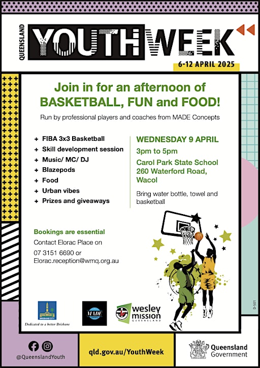 Youth Week Basketball | Carole Park State School | Carole Park State School