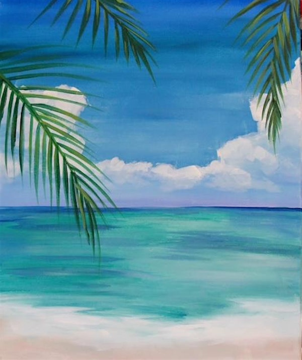 Sip & Paint Paradise | Everything Wine Morgan Crossing
