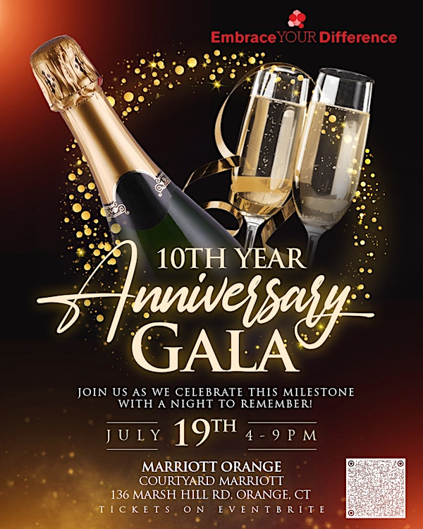 Embrace Your Difference 10 Year Anniversary Gala | Courtyard New Haven Orange/Milford