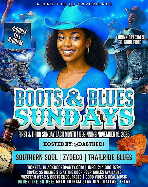 Boots & Blues Sundays | U.T.B.CLUB/Venue