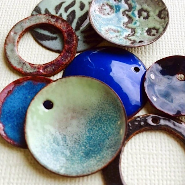 TORCH-FIRED ENAMEL FOR SUMMER EARRINGS: 2-WEEK WORKSHOP | Exeter Fine Crafts