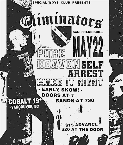 ELIMINATORS W/ PURE HEAVEN @ COBALT | The Cobalt Cabaret