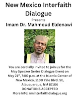 New Mexico Interfaith Dialogue May Speaker Series Event | Islamic Center of New Mexico (ICNM)