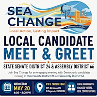 Meet & Greet: Democratic Candidates for State Assembly 66 & State Senate 24 | G’S IL CAPO DEI BAR
