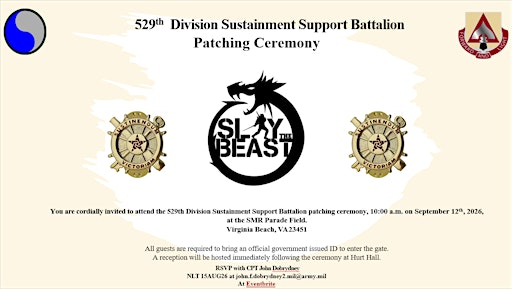 529th Patching Ceremony | State Military Reservation