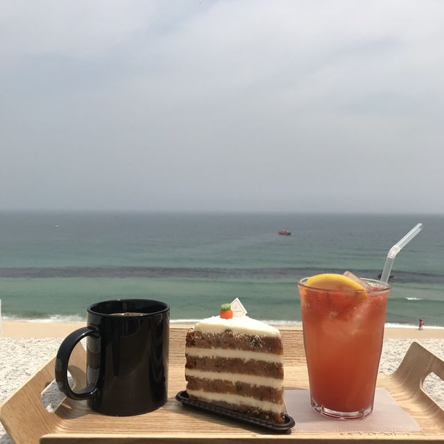 강릉 바다액자뷰가 멋진 루프탑카페 <미르마르>