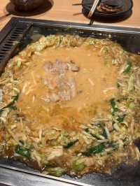 철판에 직접 구워먹는 몬자야키 맛집, 젠야