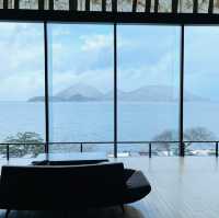 洞爺湖-湖之栖溫泉酒店 湖邊湯屋房