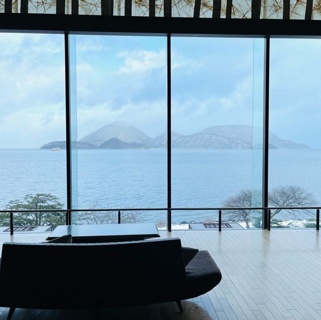 洞爺湖-湖之栖溫泉酒店 湖邊湯屋房