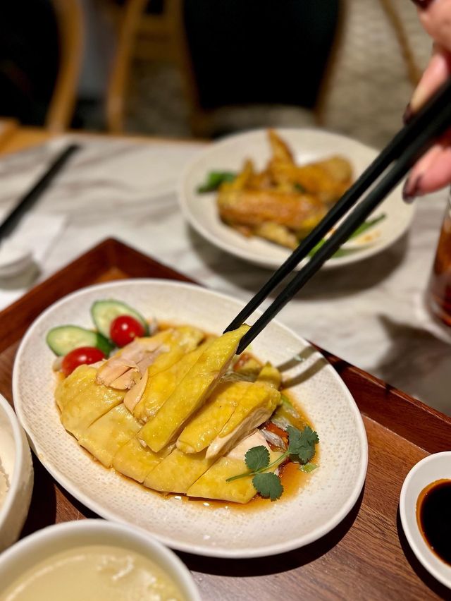 新加坡文華海南雞💛 真的不錯吃！