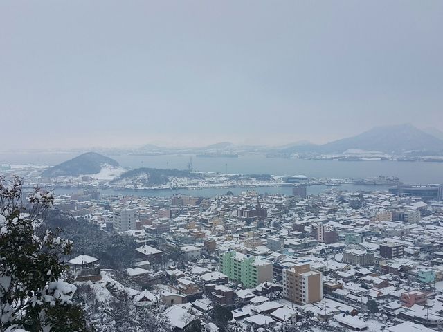 유달산 설산