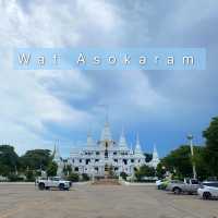 วัดอโศการาม ฝั่งโบสถ์ขาวและรอบนอก