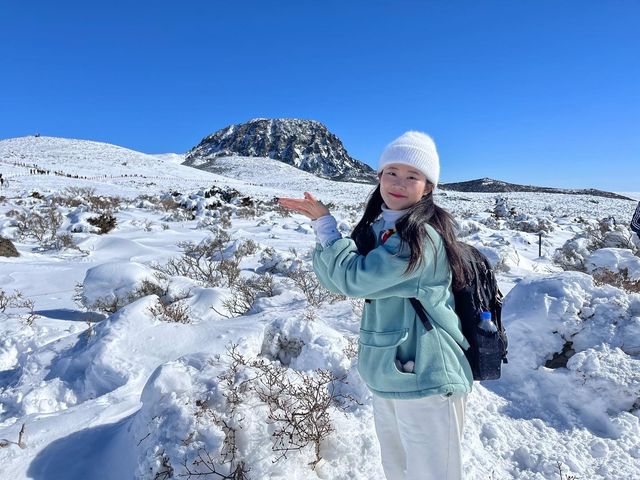 [한라산] 엘사의 세상같던 눈덮힌 윗세오름🗻