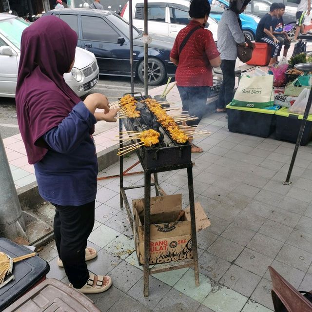 Limbang Night Street Market in the Morning