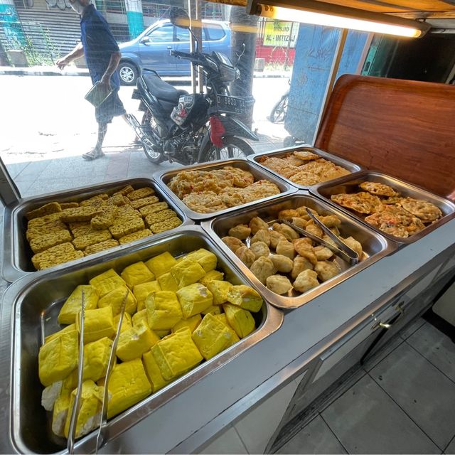 Local lunch at a Warung