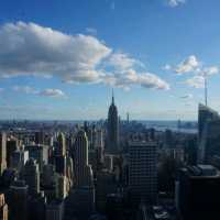 🇺🇸뉴욕 멤파이어스테이트 빌딩을 제대로 볼 수 있는 곳 록펠러 센터(rockefeller center)전