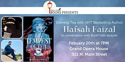 Evening Tea with Hafsah Faizal | Grand Opera House Banquet Center