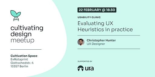 CDM#05: Evaluating UX heuristics in practice | Cultivation Space