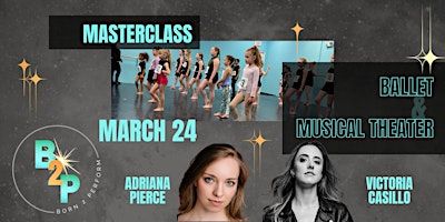 Master Classes with Adriana Pierce + Victoria Casillo | Revival Academy of Dance, Stafford Street, Rochdale, MA, USA