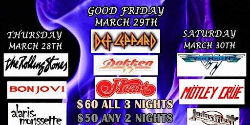 Ultimate 80's Easter Weekend Tribute Showcase | The Place Arcade Bar & Nightspot