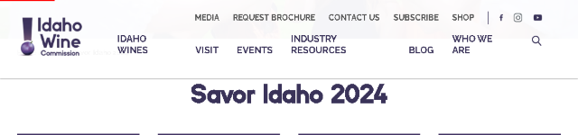 品味愛達荷州 2024 | 愛達荷州葡萄酒委員會