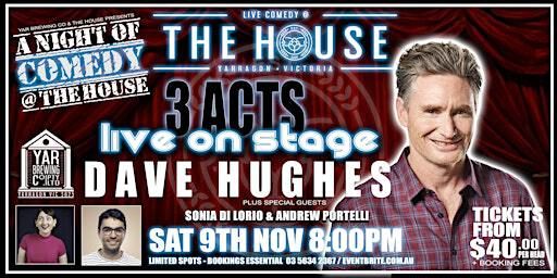 A NIGHT OF COMEDY!! Featuring DAVE HUGHES- SONIA DI LORIO- ANDREW PORTELLI | Yarragon Ale House