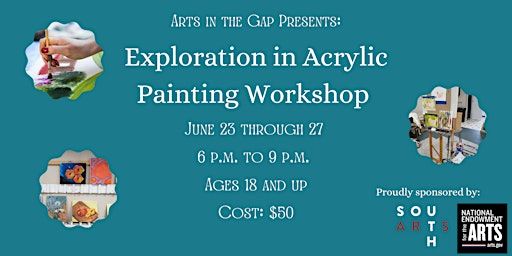 Exploration in Acrylic Painting Workshop | LMU Center for the Arts