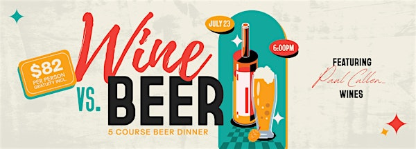 Wine vs. Beer Dinner | Iron Hill Brewery & Restaurant
