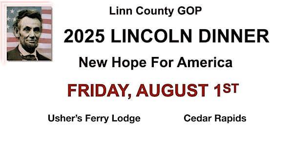 2025 Linn County Lincoln Dinner | Ushers Ferry Historic Village
