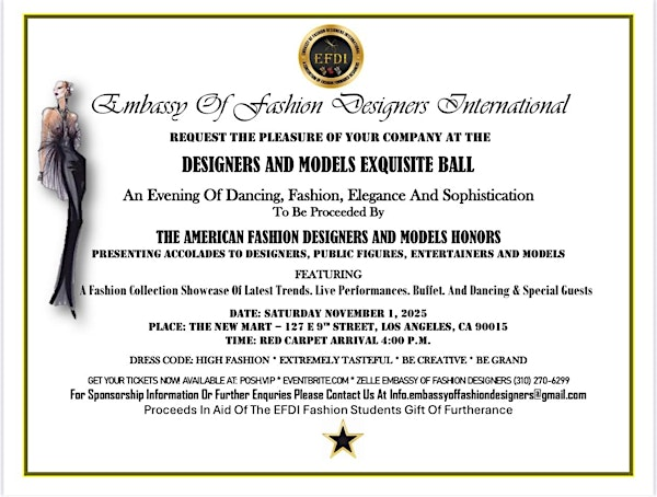 The 6Th Annual Designers & Models Ball  & The Designers And Models Honors | THE NEW MART